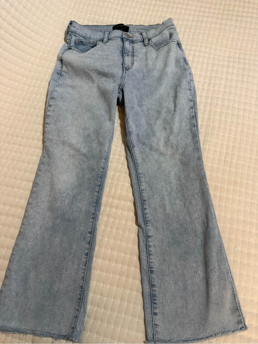 Banana Republic Light Blue Flare Jeans - Wide Leg